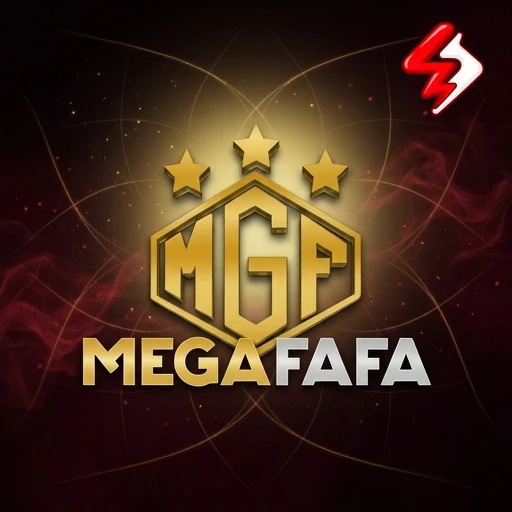 Layar panduan masuk akun megafafa setelah APK terpasang di Android